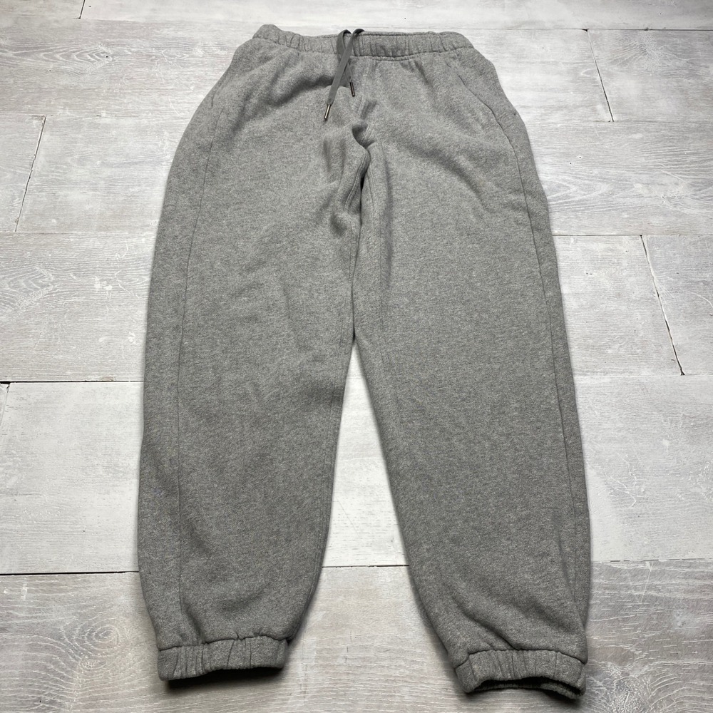 Lululemon Scuba Oversized Jogger S Grey Heathered Fleece High Rise Sweatpants